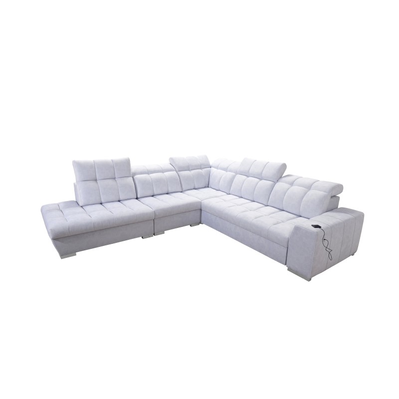 Esquina Prisma IX con función de cama, puerto USB y contenedor para ropa de cama - Terciopelo | Apto para mascotas, Terra 75 + C Esquina Prisma IX con función de cama, puerto USB y contenedor para ropa de cama - Terciopelo | Apto para mascotas, Terra 75 + C