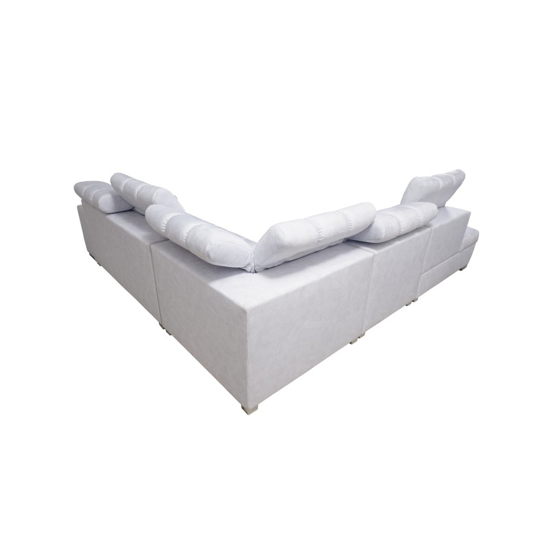 Esquina Prisma IX con función de cama, puerto USB y contenedor para ropa de cama - Terciopelo | Apto para mascotas, Terra 75 + C Esquina Prisma IX con función de cama, puerto USB y contenedor para ropa de cama - Terciopelo | Apto para mascotas, Terra 75 + C