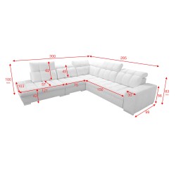 Esquina Prisma IX con función de cama, puerto USB y contenedor para ropa de cama - Terciopelo | Apto para mascotas, Terra 75 + C Esquina Prisma IX con función de cama, puerto USB y contenedor para ropa de cama - Terciopelo | Apto para mascotas, Terra 75 + C