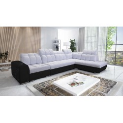 Prisma XI corner sofa with sleeping function and USB port - elegance and comfort