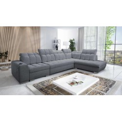 Prisma XI corner sofa with sleeping function and USB port - elegance and comfort