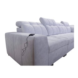 Ecksofa Prisma XI mit Schlaffunktion und USB-Anschluss - Eleganz und Komfort Ecksofa Prisma XI mit Schlaffunktion und USB-Anschluss - Eleganz und Komfort