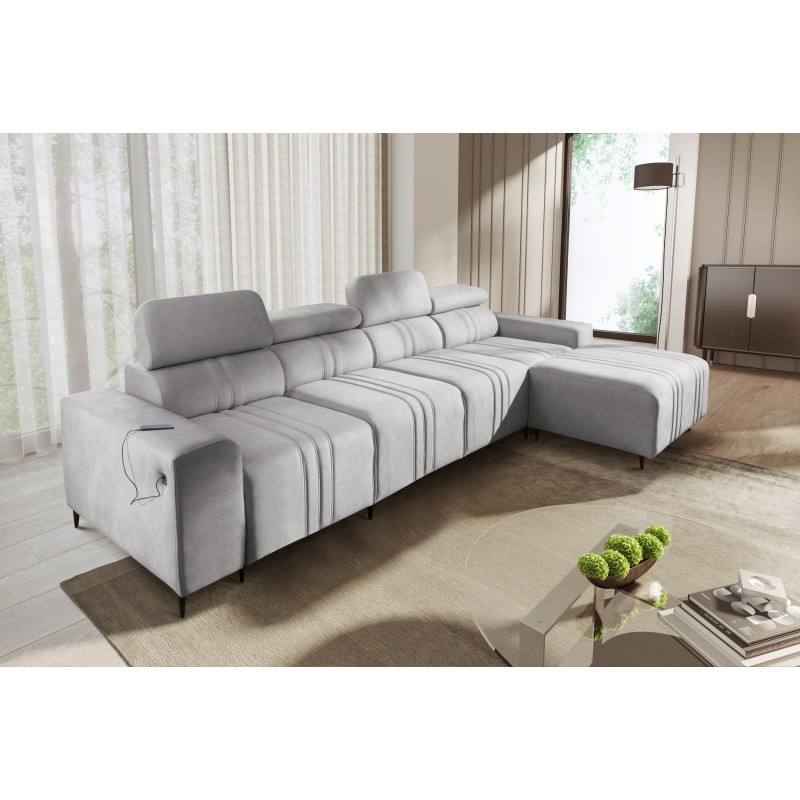 Verona XII Ecksofa mit Schlaffunktion aus Samt, Vena 3 - Ein praktisches und elegantes Möbelstück für Ihr Wohnzimmer Verona XII Ecksofa mit Schlaffunktion aus Samt, Vena 3 - Ein praktisches und elegantes Möbelstück für Ihr Wohnzimmer