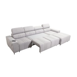 Verona XII Corner Sofa Bed with Velvet Upholstery, Vena 3 - A Practical and Elegant Piece of Furniture for Your Living Room Verona XII Corner Sofa Bed with Velvet Upholstery, Vena 3 - A Practical and Elegant Piece of Furniture for Your Living Room