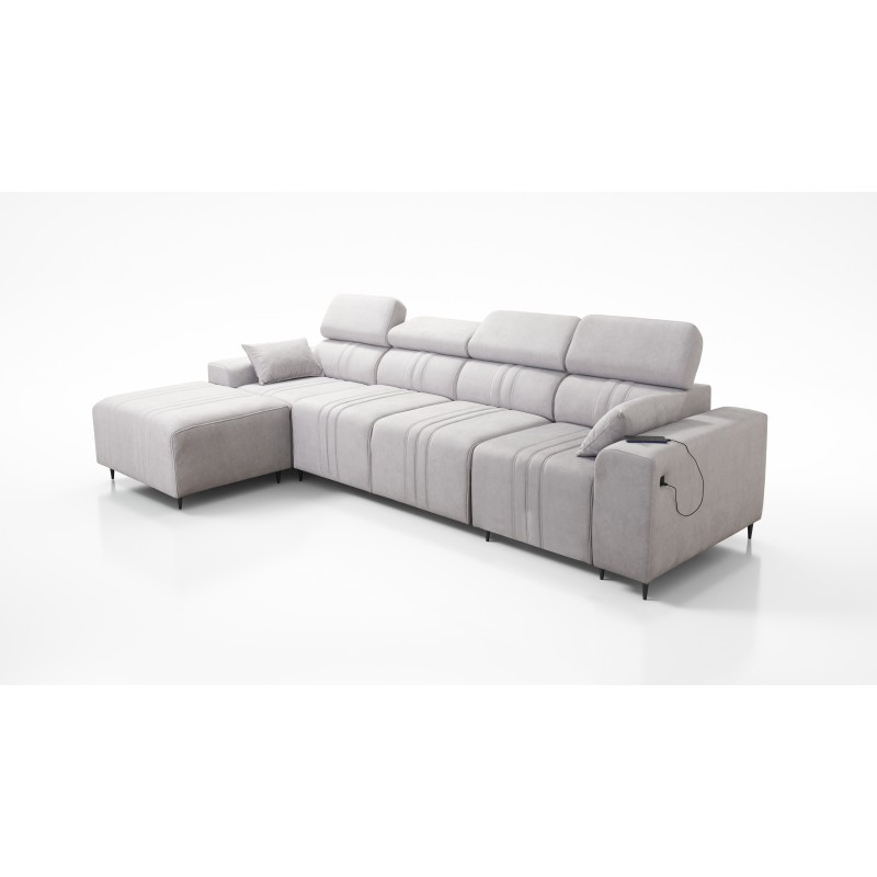 Verona XII Corner Sofa with Sleeping Function Velvet, Vena 20 - A Practical and Elegant Piece of Furniture for Your Living Room Verona XII Corner Sofa with Sleeping Function Velvet, Vena 20 - A Practical and Elegant Piece of Furniture for Your Living Room