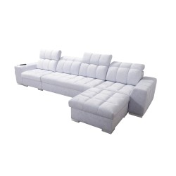 Prisma XII Corner Sofa with Sleeping Function | Luxury Furniture with USB Port | Velvet | Pet Friendly, Terra 80 Prisma XII Corner Sofa with Sleeping Function | Luxury Furniture with USB Port | Velvet | Pet Friendly, Terra 80
