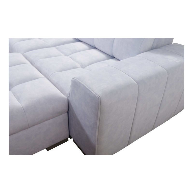 Prisma XII Corner Sofa with Sleeping Function | Luxury Furniture with USB Port | Velvet | Pet Friendly, Terra 06 Prisma XII Corner Sofa with Sleeping Function | Luxury Furniture with USB Port | Velvet | Pet Friendly, Terra 06