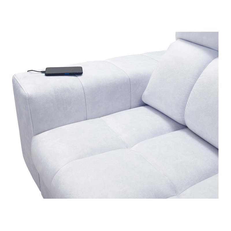 Narożnik Prisma XII z funkcją spania | Luksusowy Mebel z Portem USB | Velvet | Pet friendly, Terra 26 + Ecoskóra Narożnik Prisma XII z funkcją spania | Luksusowy Mebel z Portem USB | Velvet | Pet friendly, Terra 26 + Ecoskóra