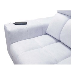 Narożnik Prisma XII z funkcją spania | Luksusowy Mebel z Portem USB | Velvet | Pet friendly, Terra 48 + Ecoskóra Narożnik Prisma XII z funkcją spania | Luksusowy Mebel z Portem USB | Velvet | Pet friendly, Terra 48 + Ecoskóra