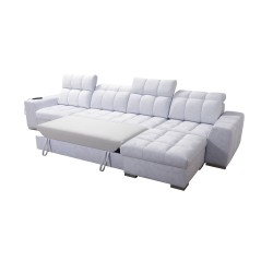 Prisma XII Corner Sofa with Sleeping Function | Luxury Furniture with USB Port | Velvet | Pet Friendly, Terra 75 Prisma XII Corner Sofa with Sleeping Function | Luxury Furniture with USB Port | Velvet | Pet Friendly, Terra 75