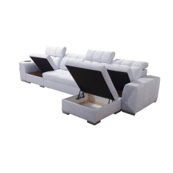 Prisma XII Corner Sofa with Sleeping Function | Luxury Furniture with USB Port | Velvet | Pet Friendly, Terra 92 Prisma XII Corner Sofa with Sleeping Function | Luxury Furniture with USB Port | Velvet | Pet Friendly, Terra 92