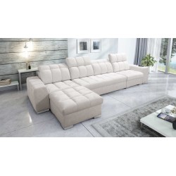 Narożnik Prisma XII z funkcją spania | Luksusowy Mebel z Portem USB | Velvet | Pet friendly, Terra 06