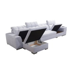 Prisma XII Sectional Sofa with Sleeper Function | Luxury Furniture with USB Port | Velvet | Pet Friendly, Terra 96 Prisma XII Sectional Sofa with Sleeper Function | Luxury Furniture with USB Port | Velvet | Pet Friendly, Terra 96