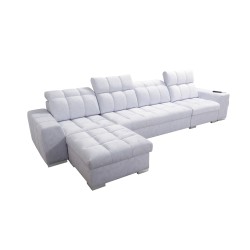 Prisma XII Sectional Sofa with Sleeper Function | Luxury Furniture with USB Port | Velvet | Pet Friendly, Terra 96 Prisma XII Sectional Sofa with Sleeper Function | Luxury Furniture with USB Port | Velvet | Pet Friendly, Terra 96