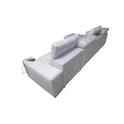 Prisma XII Sectional Sofa with Sleeper Function | Luxury Furniture with USB Port | Velvet | Pet Friendly, Terra 96 Prisma XII Sectional Sofa with Sleeper Function | Luxury Furniture with USB Port | Velvet | Pet Friendly, Terra 96