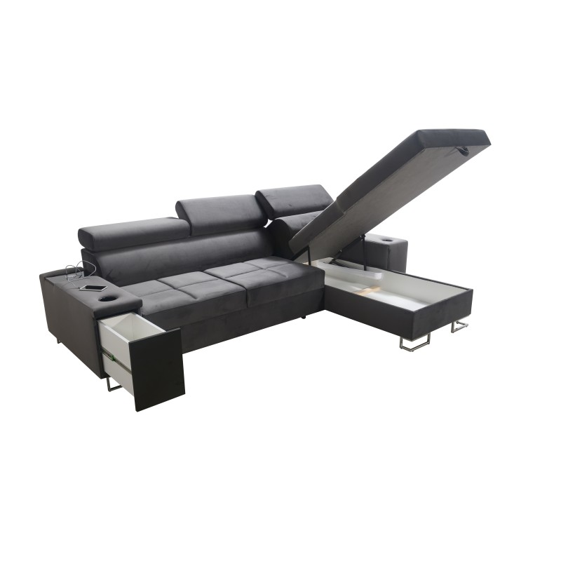 starkMeta Titel:/stark Ecksofa Orbix I Mini mit Schlaffunktion, verstellbaren Kopfstützen, USB-Anschluss. starkMeta Titel:/stark Ecksofa Orbix I Mini mit Schlaffunktion, verstellbaren Kopfstützen, USB-Anschluss.