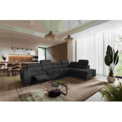 Narożnik Verona XI Mix z funkcją spania w Welur, Vena 20 - Komfort i Elegancja