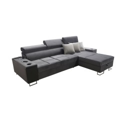 Ecksofa Orbix I Maxi mit Schlaffunktion, USB-Anschluss und Bettkasten Ecksofa Orbix I Maxi mit Schlaffunktion, USB-Anschluss und Bettkasten