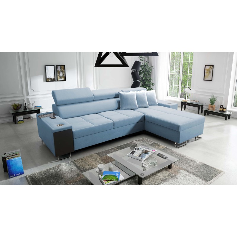 Ecksofa Orbix I Maxi mit Schlaffunktion, USB-Anschluss und Bettkasten Ecksofa Orbix I Maxi mit Schlaffunktion, USB-Anschluss und Bettkasten