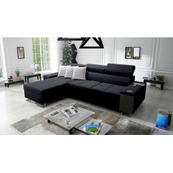 **Meta Title:** Orbix I Mini Corner Sofa with Sleeping Function, Adjustable Headrests, USB Port.