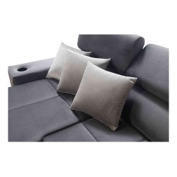 **Meta Title:** Orbix I Mini Corner Sofa with Sleeping Function, Adjustable Headrests, USB Port.