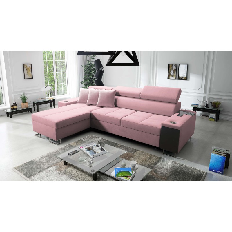 Ecksofa Orbix I Maxi mit Schlaffunktion, USB-Anschluss und Bettkasten Ecksofa Orbix I Maxi mit Schlaffunktion, USB-Anschluss und Bettkasten
