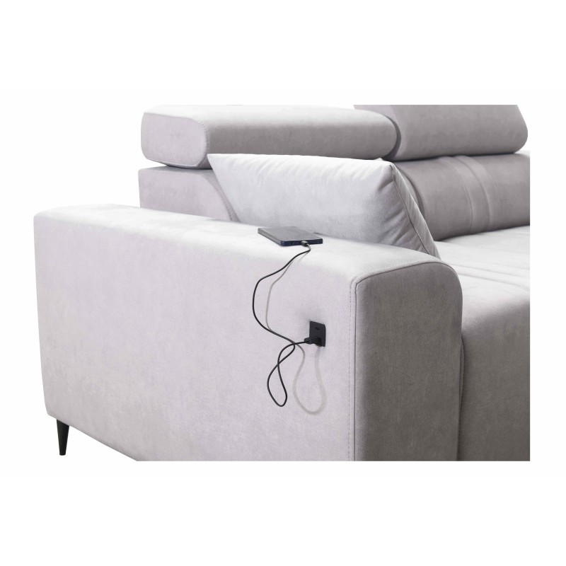 Narożnik Verona XI Mix z funkcją spania w Welur, Vena 9 - Komfort i Elegancja Narożnik Verona XI Mix z funkcją spania w Welur, Vena 9 - Komfort i Elegancja