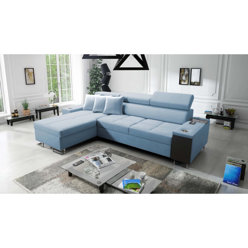 Ecksofa Orbix I Maxi mit Schlaffunktion, USB-Anschluss und Bettkasten Ecksofa Orbix I Maxi mit Schlaffunktion, USB-Anschluss und Bettkasten