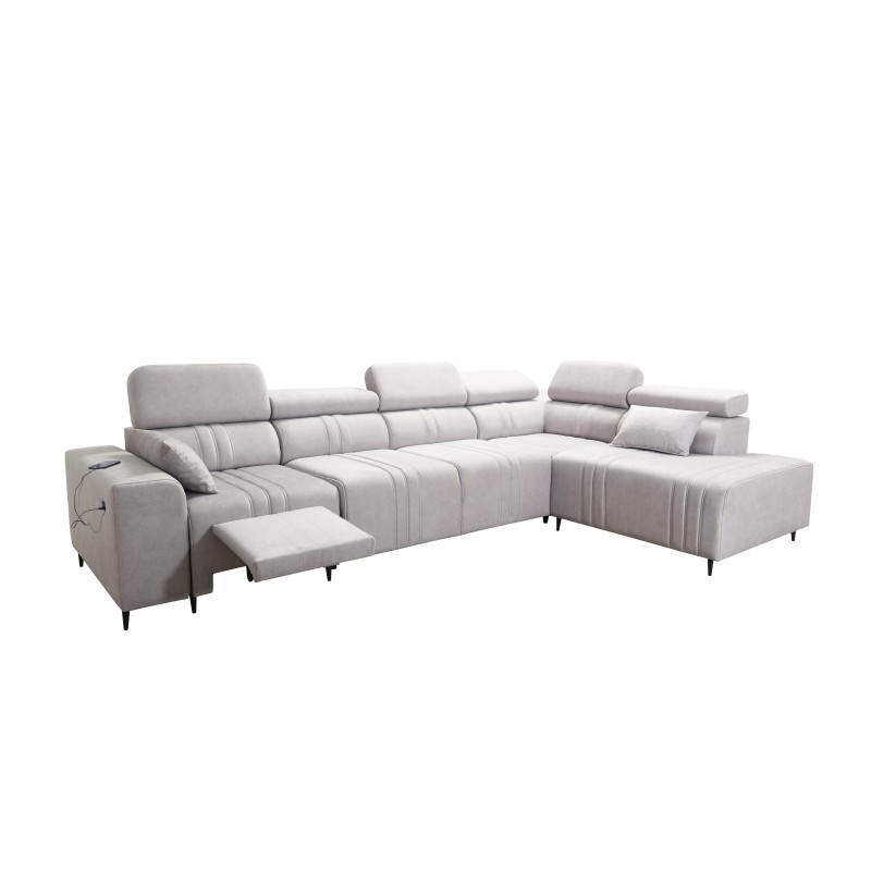 Narożnik Verona XI Mix z funkcją spania w Welur, Vena 9 - Komfort i Elegancja Narożnik Verona XI Mix z funkcją spania w Welur, Vena 9 - Komfort i Elegancja