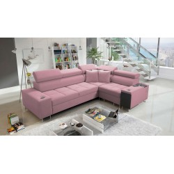 Sofá esquinero Orbix II con función para dormir, reposacabezas ajustables y puerto USB - Terciopelo, Ultario Velvet 2955 Sofá esquinero Orbix II con función para dormir, reposacabezas ajustables y puerto USB - Terciopelo, Ultario Velvet 2955
