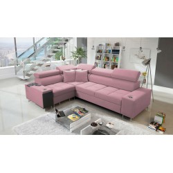 Ecksofa Orbix II mit Schlaffunktion, verstellbaren Kopfstützen und USB-Anschluss - Velvet, Ultario Velvet 2955 Ecksofa Orbix II mit Schlaffunktion, verstellbaren Kopfstützen und USB-Anschluss - Velvet, Ultario Velvet 2955