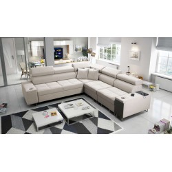 Ecksofa Orbix III mit Schlaffunktion, verstellbaren Kopfstützen und USB-Anschluss - Geräumig und bequem Ecksofa Orbix III mit Schlaffunktion, verstellbaren Kopfstützen und USB-Anschluss - Geräumig und bequem