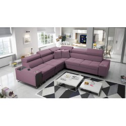 Ecksofa Orbix III mit Schlaffunktion, verstellbaren Kopfstützen und USB-Anschluss - Geräumig und bequem Ecksofa Orbix III mit Schlaffunktion, verstellbaren Kopfstützen und USB-Anschluss - Geräumig und bequem