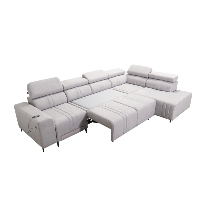 Narożnik Verona XI Mix z funkcją spania w Welur, Vena 3 - Komfort i Elegancja Narożnik Verona XI Mix z funkcją spania w Welur, Vena 3 - Komfort i Elegancja