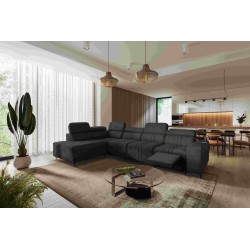 Narożnik Verona XI Mix z funkcją spania w Welur, Vena 20 - Komfort i Elegancja