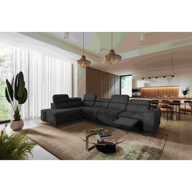 Ecksofa Verona XI Mix mit Schlaffunktion in Velours, Vena 20 - Komfort und Eleganz Ecksofa Verona XI Mix mit Schlaffunktion in Velours, Vena 20 - Komfort und Eleganz
