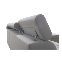 Ecksofa Orbix VII mit Schlaffunktion in Stoff Plecionka, Sawana 25 - Eleganz und Funktionalität in einem!