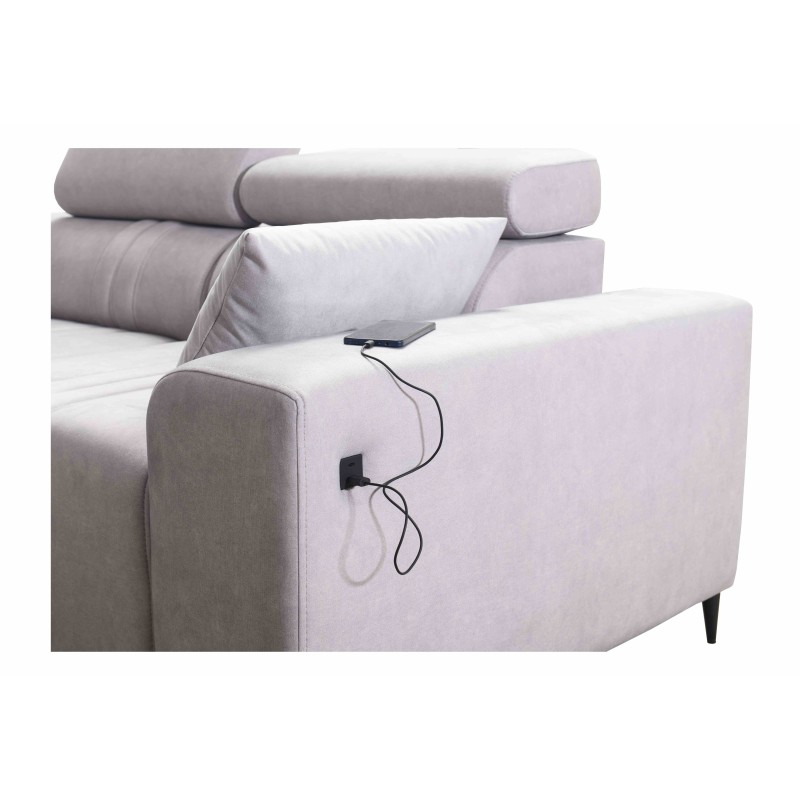 Ecksofa Verona XI Mix mit Schlaffunktion in Velours, Vena 20 - Komfort und Eleganz Ecksofa Verona XI Mix mit Schlaffunktion in Velours, Vena 20 - Komfort und Eleganz