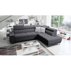 Ecksofa Orbix VII mit Schlaffunktion im Gewebe Plecionka, Sawana 96 - Eleganz und Funktionalität in einem!