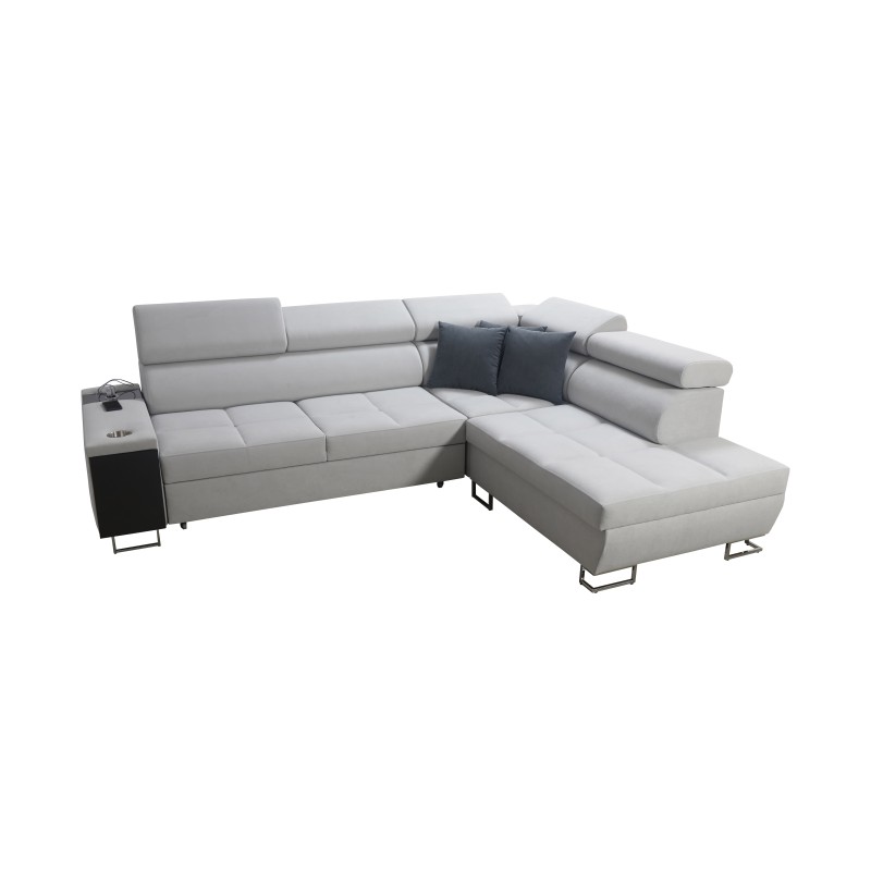 Кутовий диван Orbix VII з функцією сну в тканині Velvet, Ultario Velvet 2979 - елегантність і функціональність в одному! Кутовий диван Orbix VII з функцією сну в тканині Velvet, Ultario Velvet 2979 - елегантність і функціональність в одному!