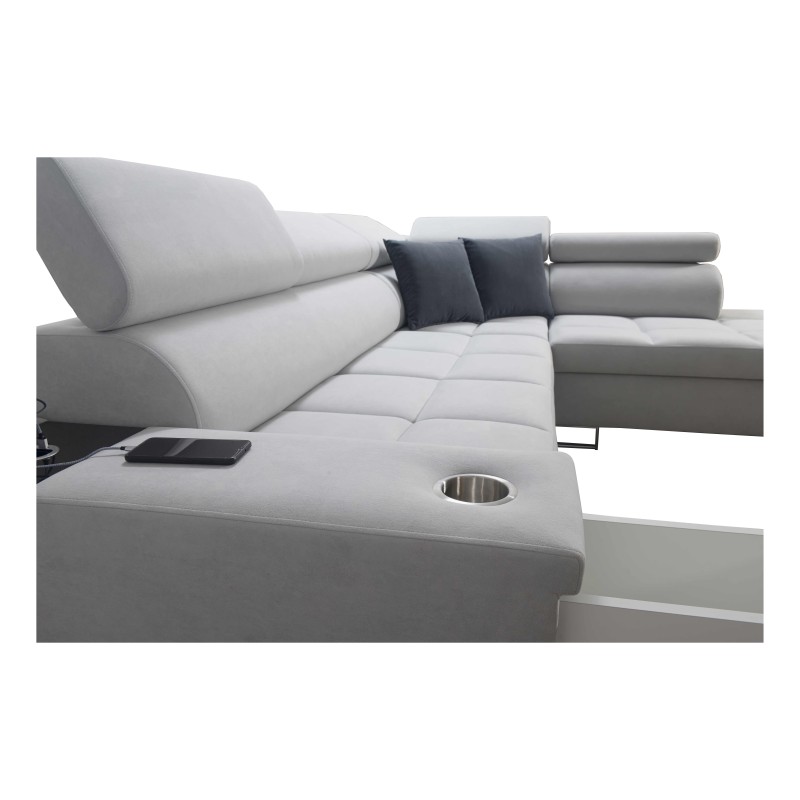 Narożnik Orbix VII z funkcją spania w tkaninie Velvet, Ultario Velvet 2979 - elegancja i funkcjonalność w jednym! Narożnik Orbix VII z funkcją spania w tkaninie Velvet, Ultario Velvet 2979 - elegancja i funkcjonalność w jednym!