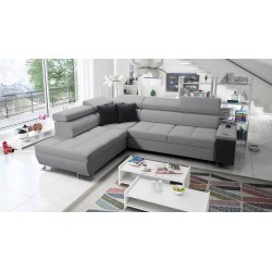 Das Ecksofa Orbix VII mit Schlaffunktion im Stoff Plecionka, Sawana 21 - Eleganz und Funktionalität in einem!