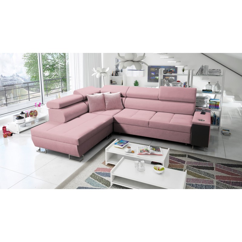 Ecksofa Orbix VII mit Schlaffunktion in Velvet-Stoff, Ultario Velvet 2955 - Eleganz und Funktionalität in einem! Ecksofa Orbix VII mit Schlaffunktion in Velvet-Stoff, Ultario Velvet 2955 - Eleganz und Funktionalität in einem!