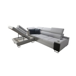 Ecksofa Orbix VII mit Schlaffunktion in Velvet-Stoff, Ultario Velvet 2955 - Eleganz und Funktionalität in einem! Ecksofa Orbix VII mit Schlaffunktion in Velvet-Stoff, Ultario Velvet 2955 - Eleganz und Funktionalität in einem!