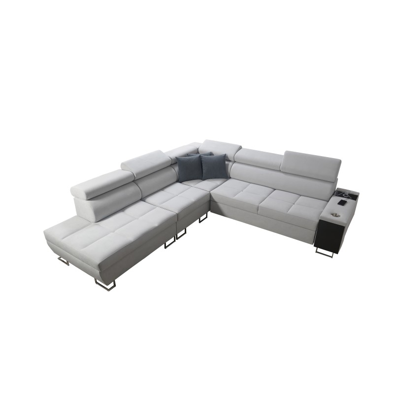 Esquina Orbix IX con función de dormir, reposacabezas ajustables, puerto USB - Tejido, Sawana 84 Esquina Orbix IX con función de dormir, reposacabezas ajustables, puerto USB - Tejido, Sawana 84