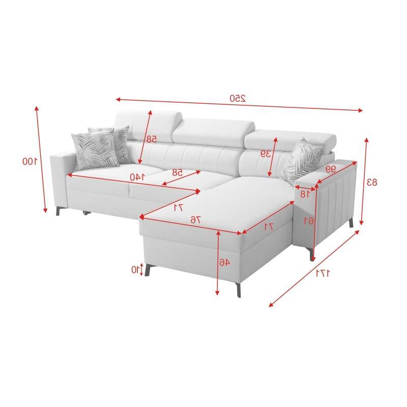 Arco I Mini Corner Sofa with Sleeping Function - Comfort and Functionality in One Arco I Mini Corner Sofa with Sleeping Function - Comfort and Functionality in One