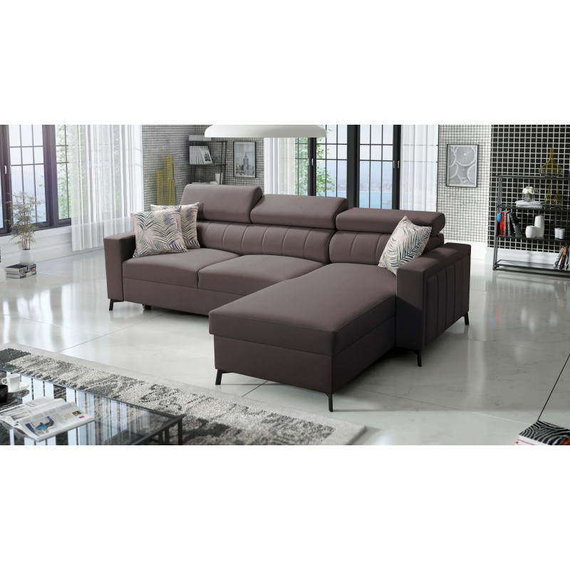 Arco I Maxi corner sofa with Velvet, Mono 234: style, functionality, and comfort in one