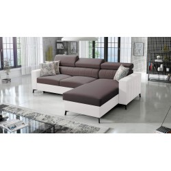 Ecksofa Arco I Maxi mit Velvet, Mono 234 + Kunstleder: Stil, Funktionalität und Komfort in einem