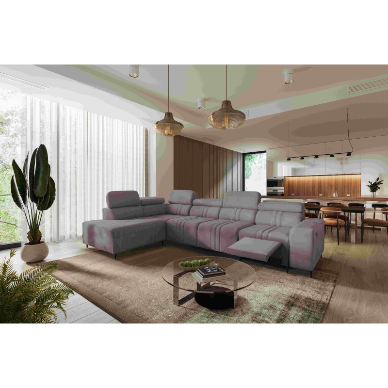 Verona XI Mix Ecksofa mit Schlaffunktion in Samt, Vena 8 - Komfort und Eleganz Verona XI Mix Ecksofa mit Schlaffunktion in Samt, Vena 8 - Komfort und Eleganz