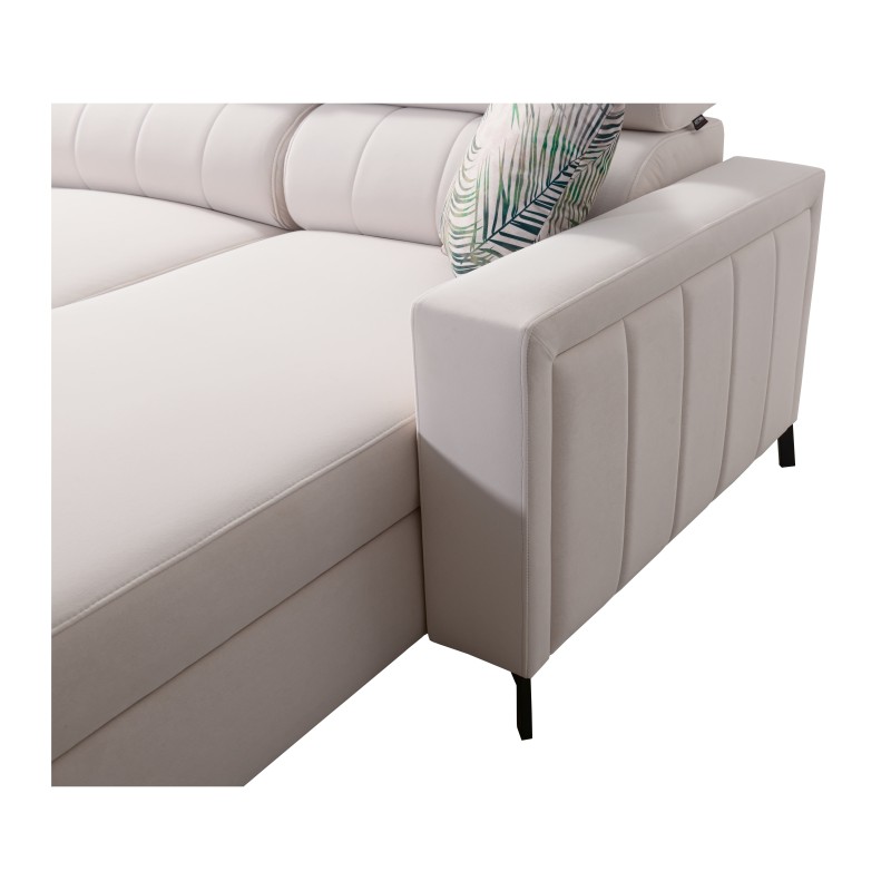 Narożnik Arco I Maxi z Velvet, Mono 238 + Ecoskóra: styl, funkcjonalność i komfort w jednym Narożnik Arco I Maxi z Velvet, Mono 238 + Ecoskóra: styl, funkcjonalność i komfort w jednym